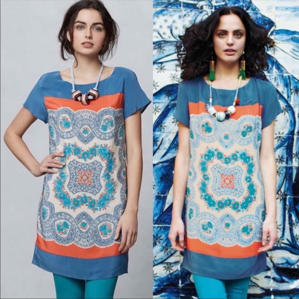 Anthropologie Silk Dress by Meadow Rue